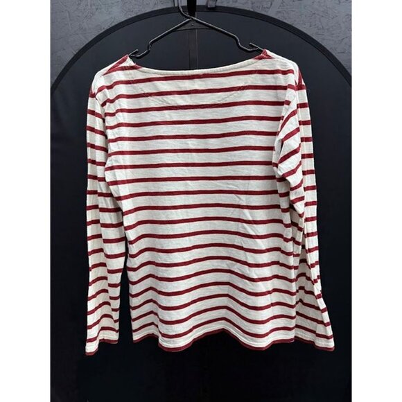Levi's Red and White Striped Long Sleeve Tee - Picture 5 of 5